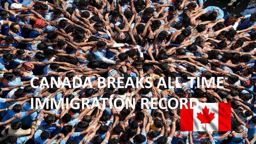 Canada breaks all-time immigration record