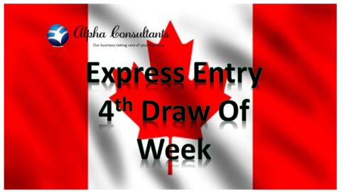 Express Entry fourth draw of the week - Alpha Consultants